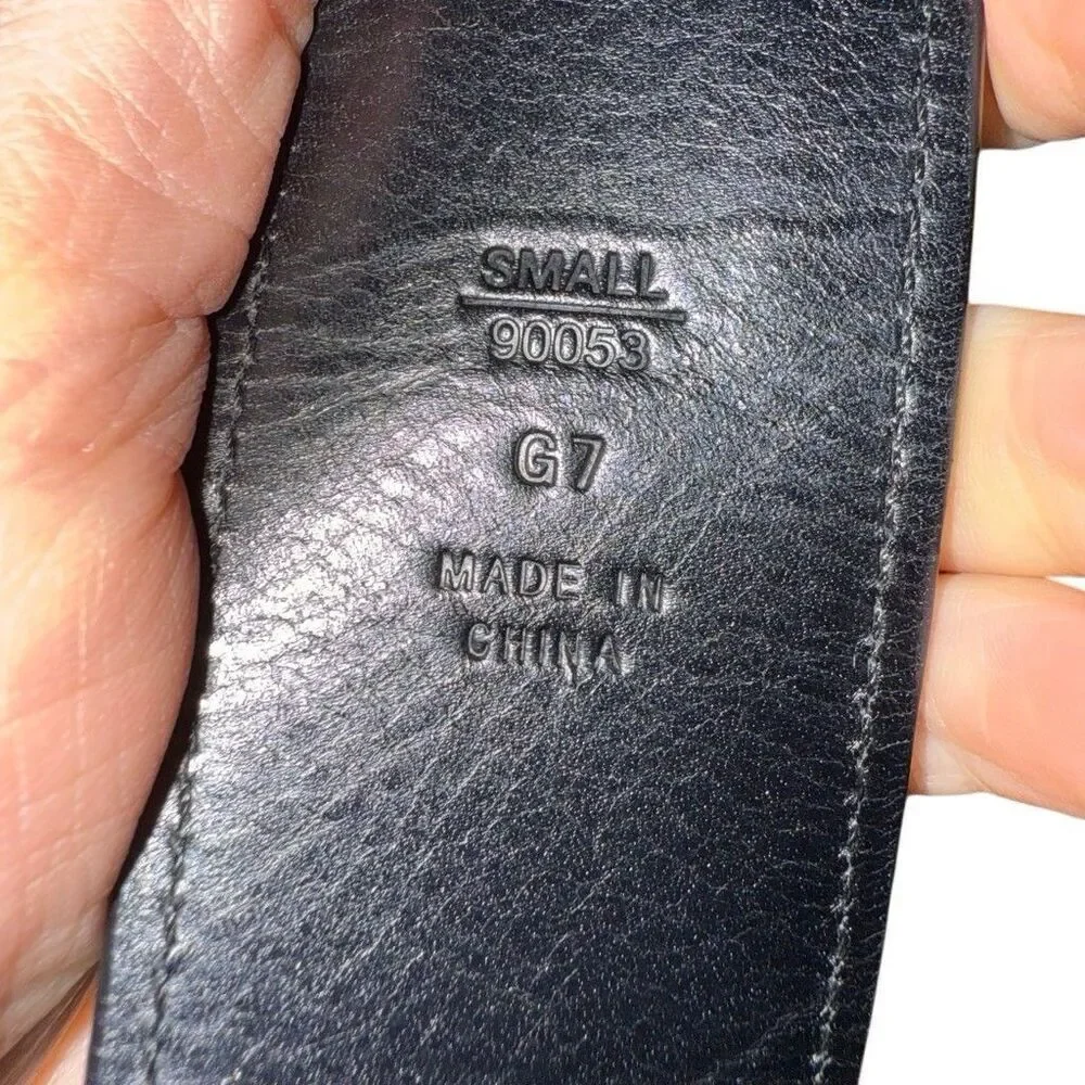 Coach Dog Leash Belt Black Small
